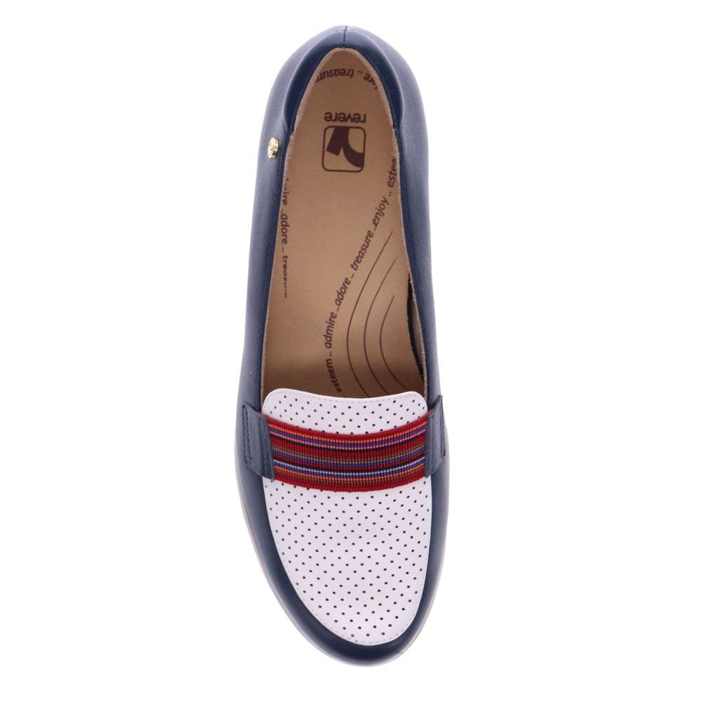 Monte Carlo Wedged Loafer - Blue French