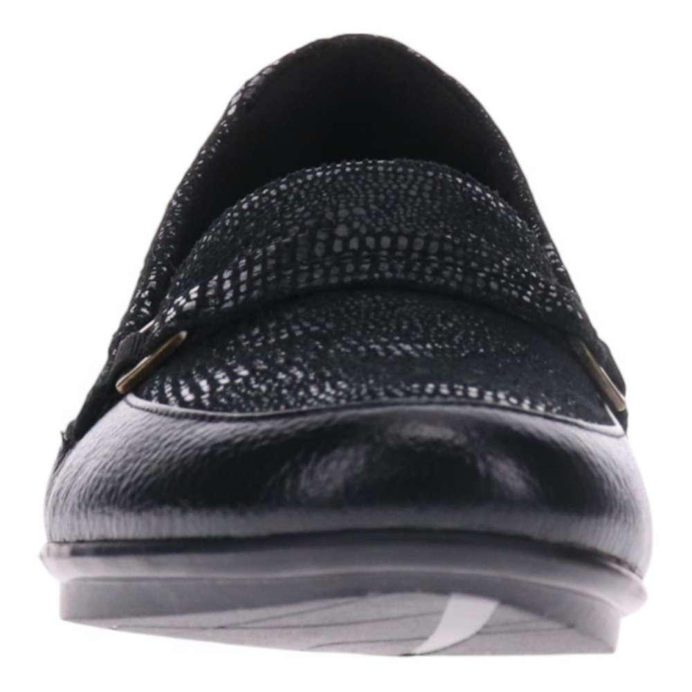 Montmartre Wedged Loafer - Black Pebble