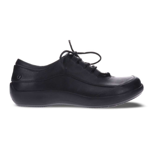 Alberta Lace-Up Casual Sneaker - Black French