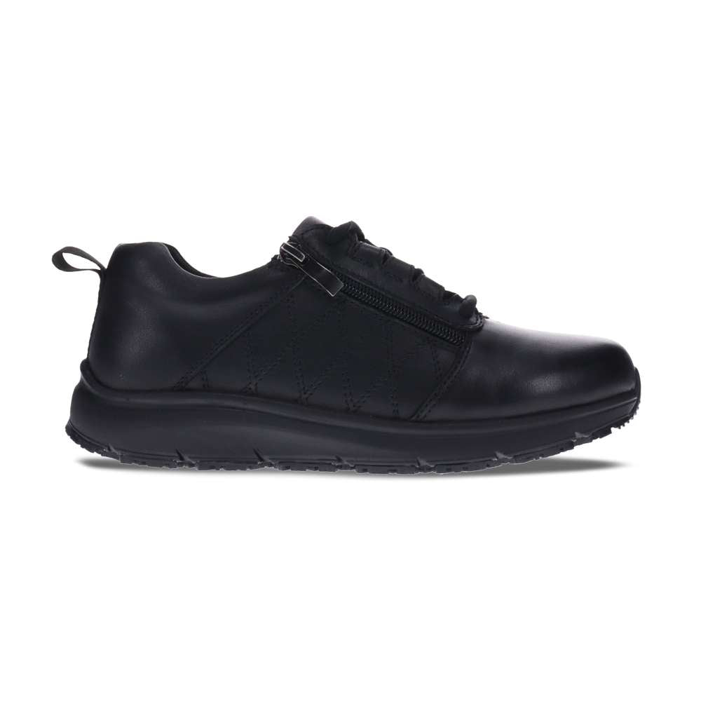 Judy Lace-Up Work Shoe - Black