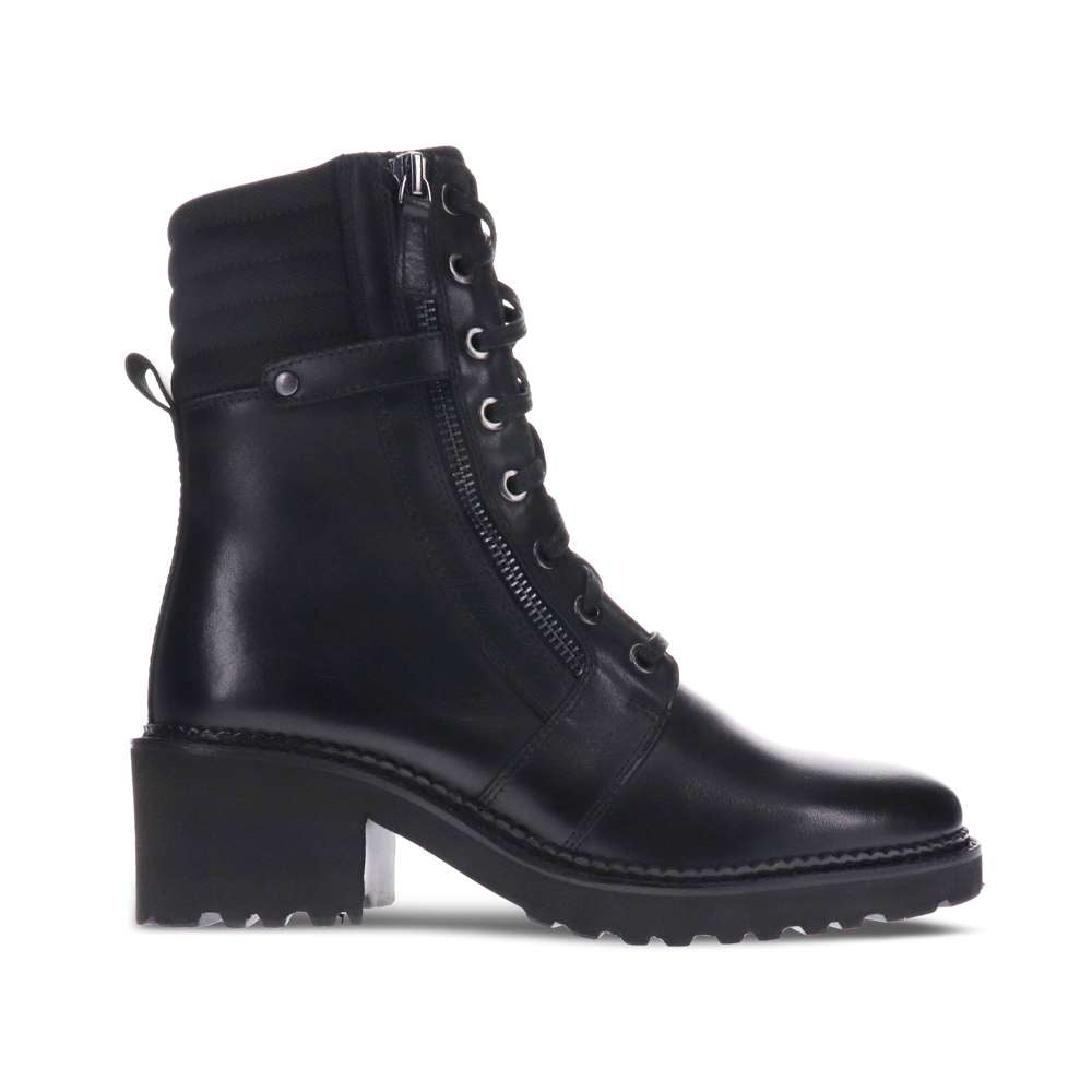 Olivia Combat Boot - Black