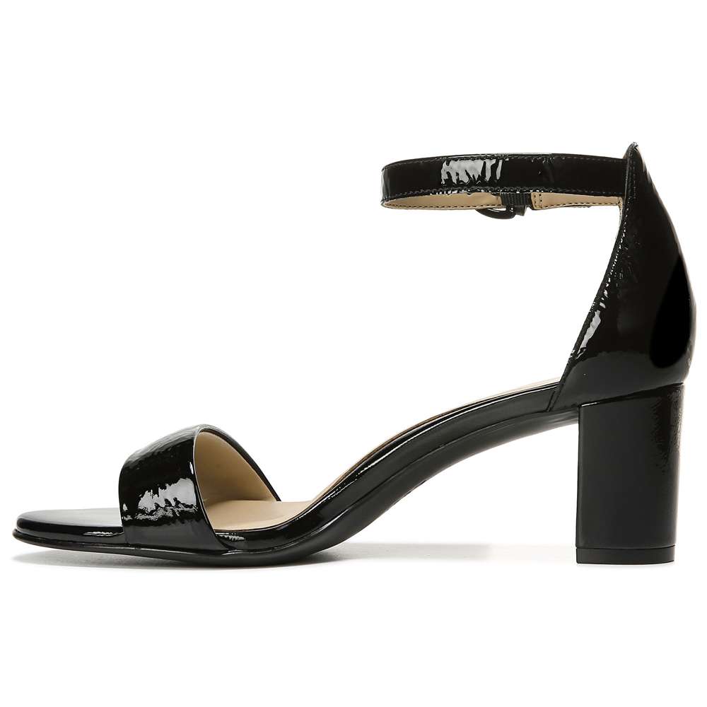 Vera Dress Sandal - Black Patent Leather