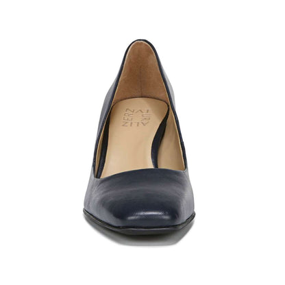Willow Block Heel - Navy
