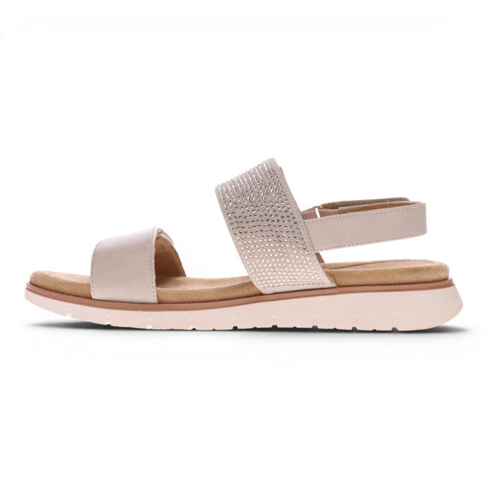 Nancy Slingback Sandal - Beige