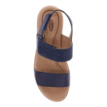 Nancy Slingback Sandal - Navy