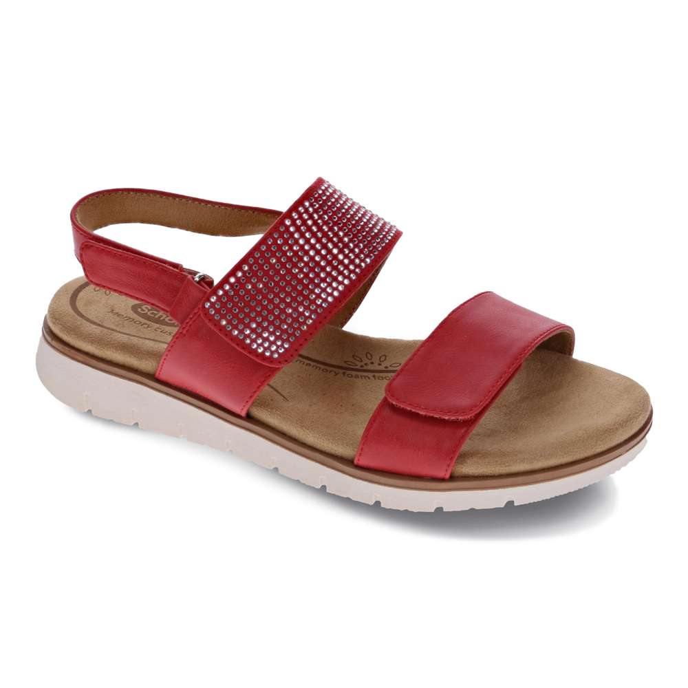 Nancy Slingback Sandal - Red