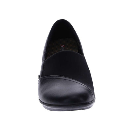 Naples Wedged Loafer - Black French