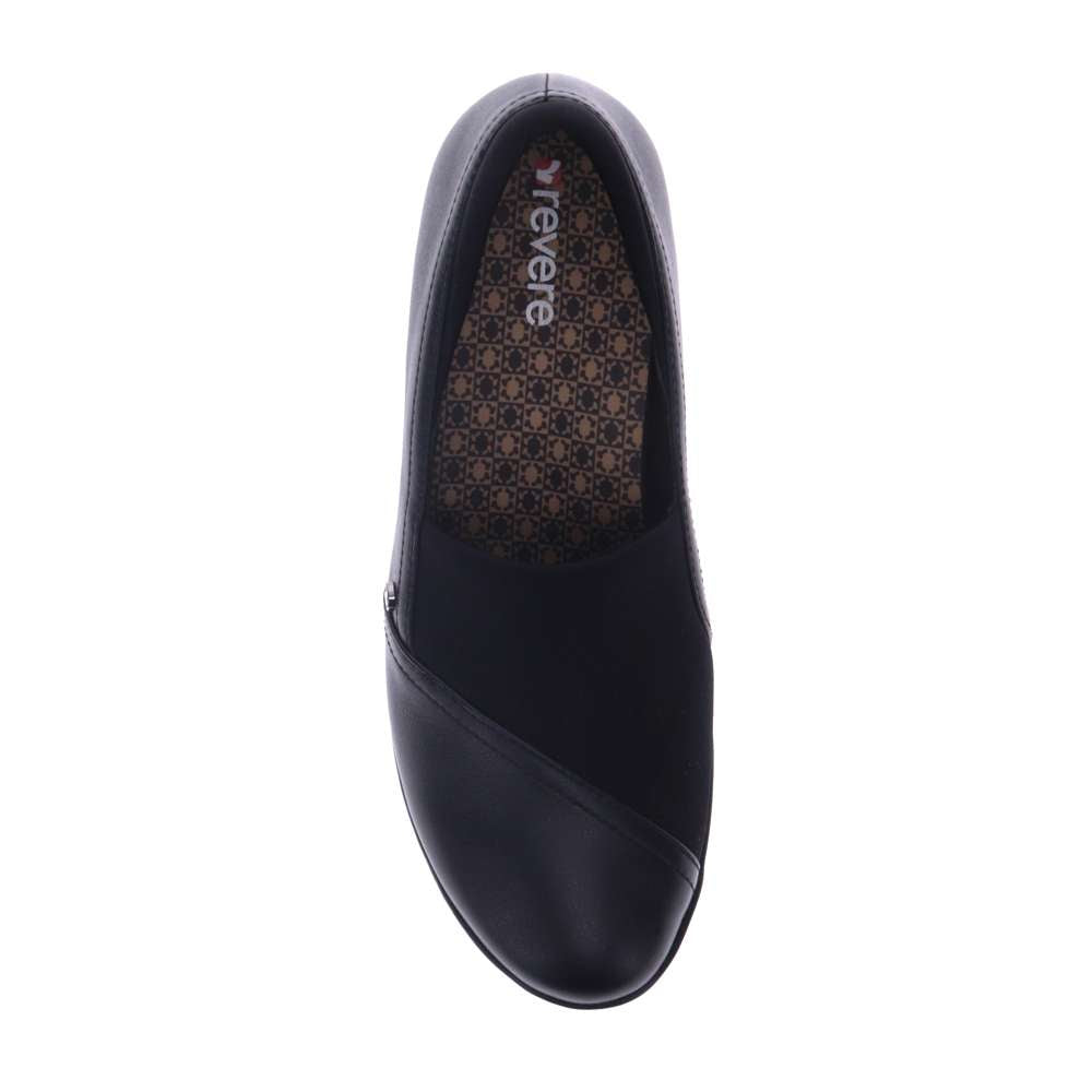 Naples Wedged Loafer - Black French
