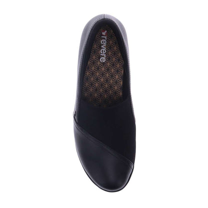 Naples Wedged Loafer - Black French