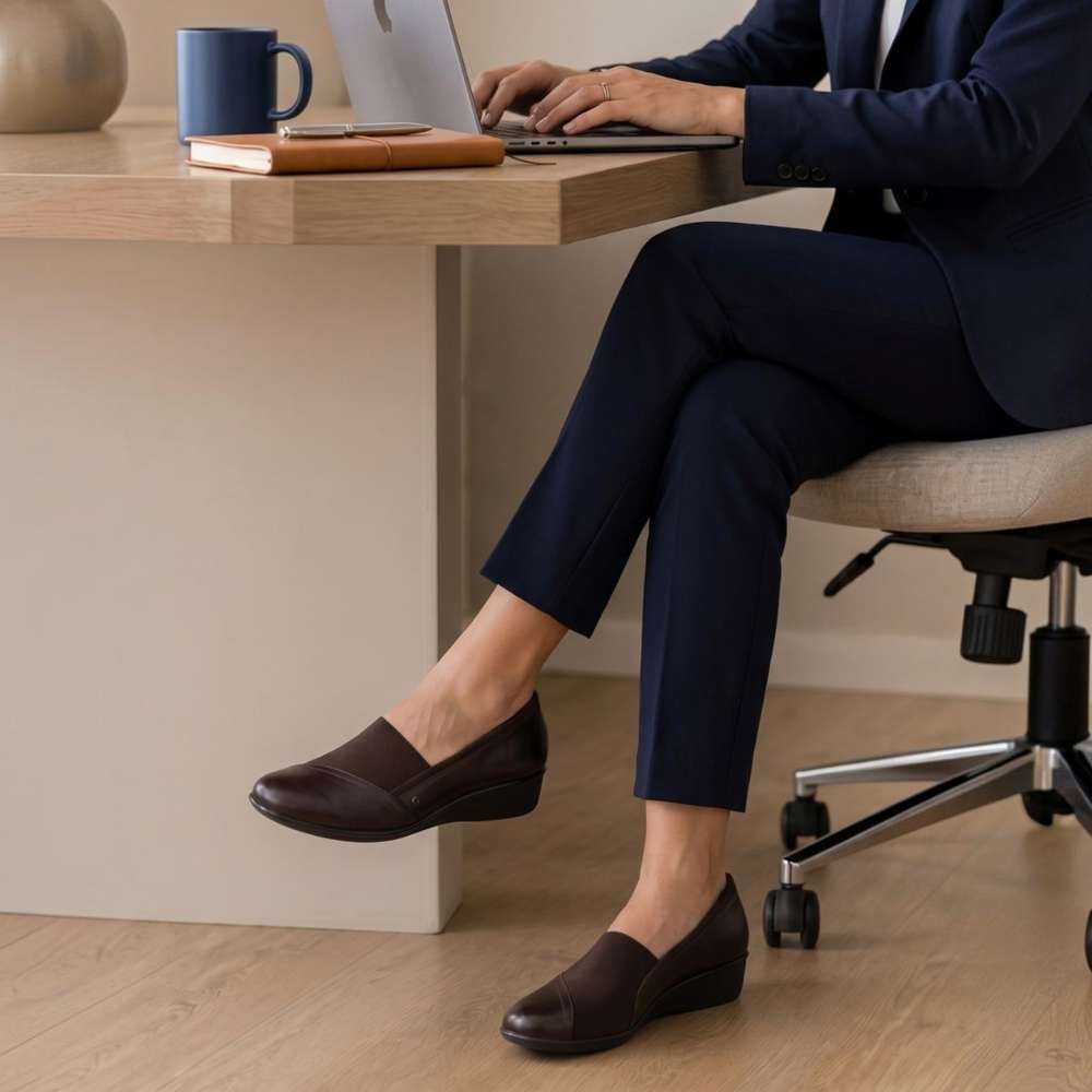 Naples Wedged Loafer - Espresso