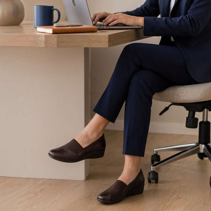 Naples Wedged Loafer - Espresso