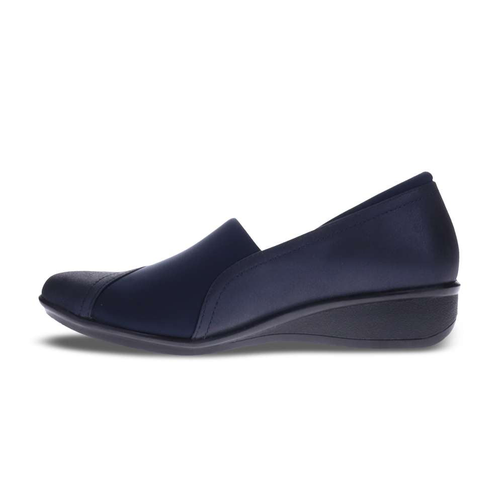 Naples Wedged Loafer - Sapphire