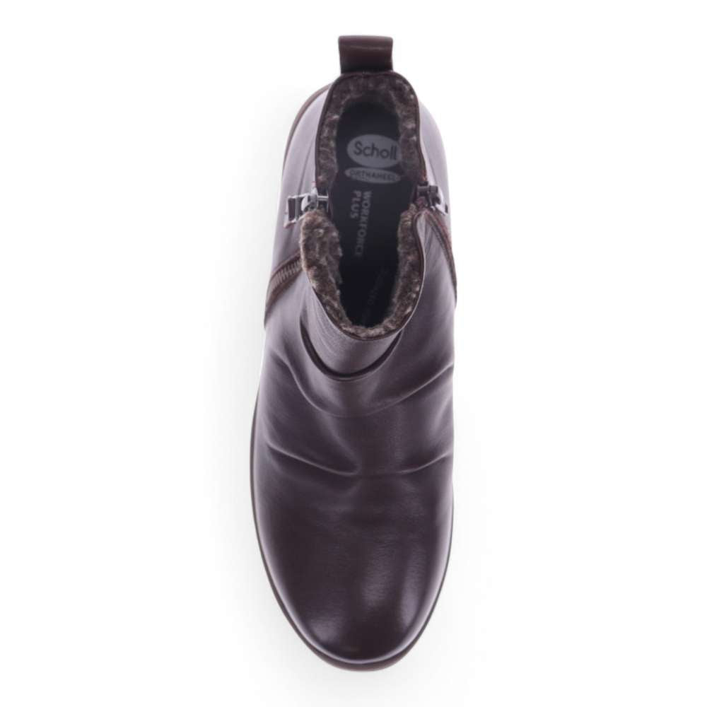 Nina II Zip Boot - Chocolate