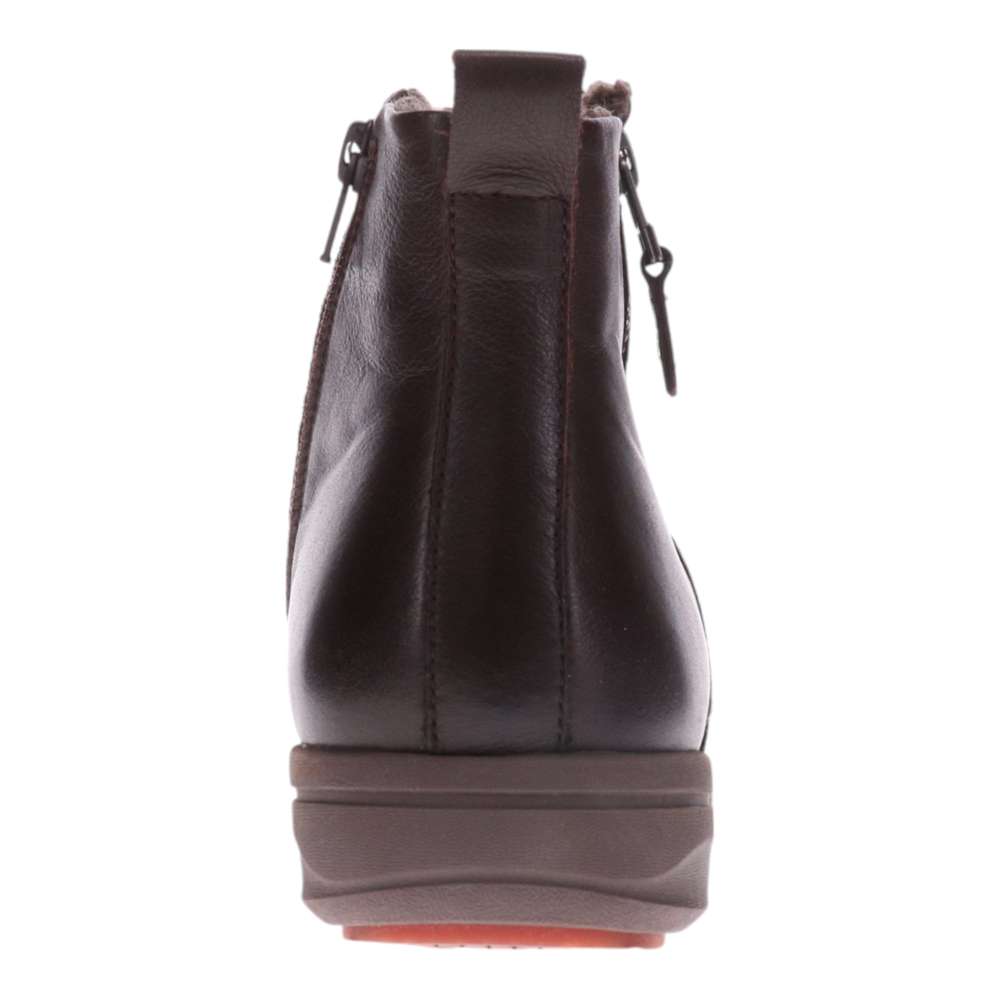 Nina II Zip Boot - Chocolate