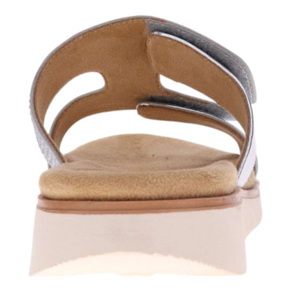 Nola Slide - Lt Grey/Rhinestone