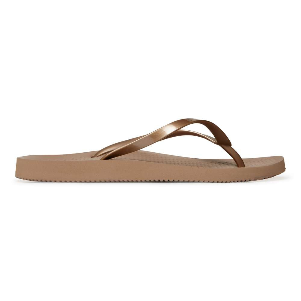 Noosa Solid Toe Post Sandal - Bronze