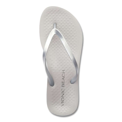 Noosa Solid Toe Post Sandal - Pewter