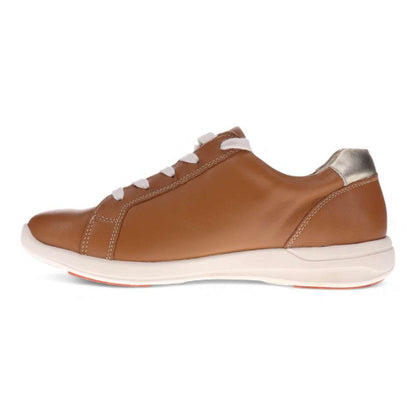 North Leather Zip Casual Sneaker - Tan Leather