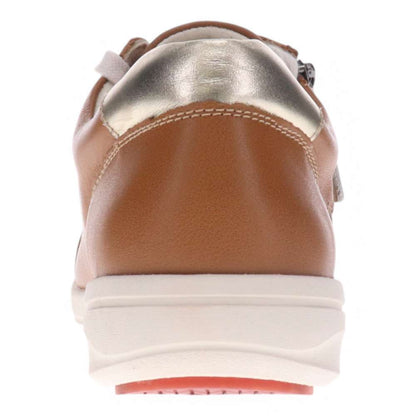 North Leather Zip Casual Sneaker - Tan Leather