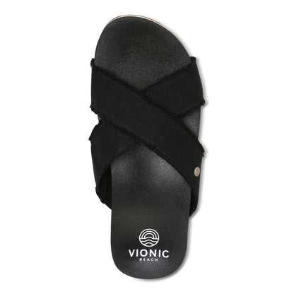 Panama Beach Slide - Black Canvas