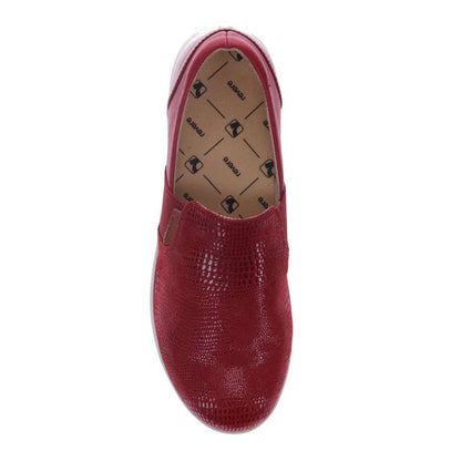 Panama Slip-On Casual Sneaker - Cherry Lizard