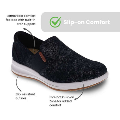 Panama Slip-On Casual Sneaker - Cherry Lizard