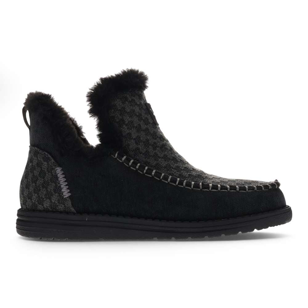 Plush Boot - Black