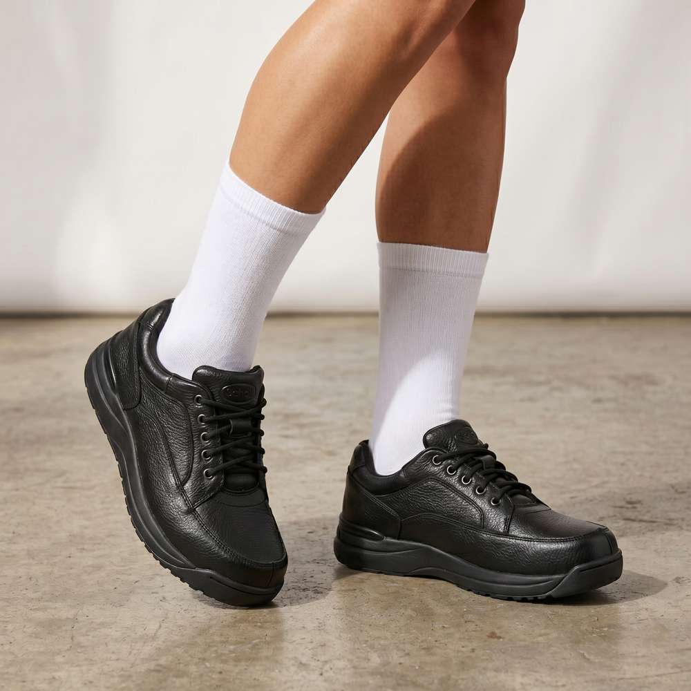 Power Walker Lace-Up Sneaker - Black