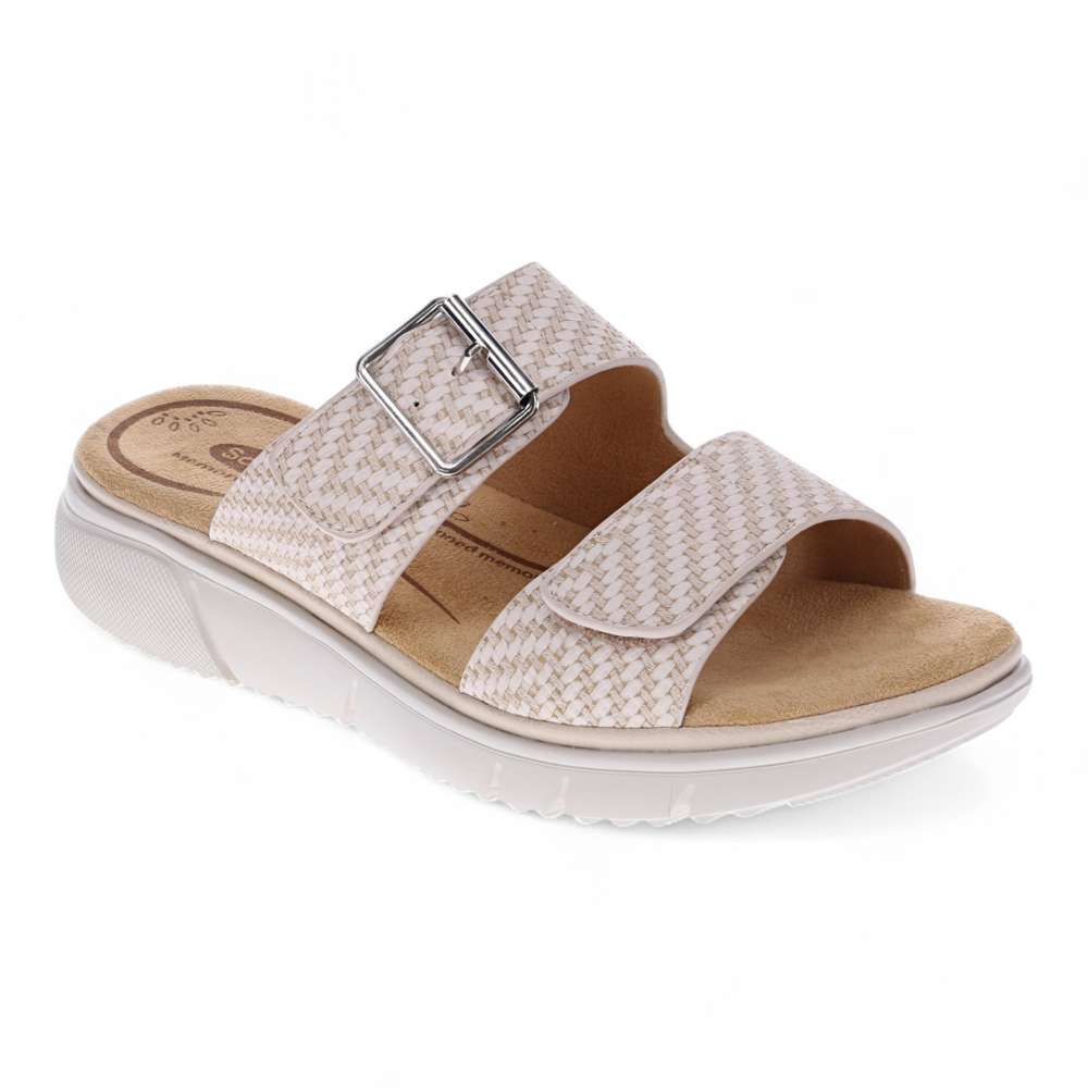 Rage Slide - Beige Raffia