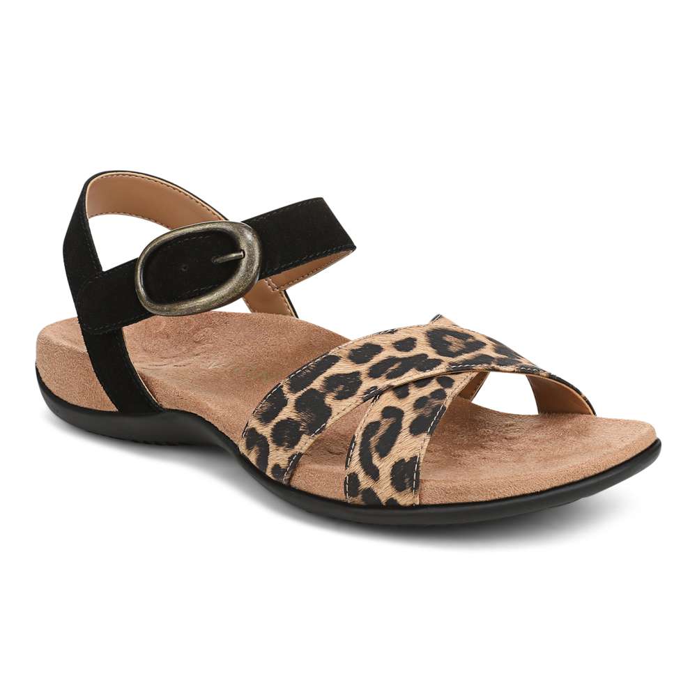 Ramsey Sandal - Tan Leopard