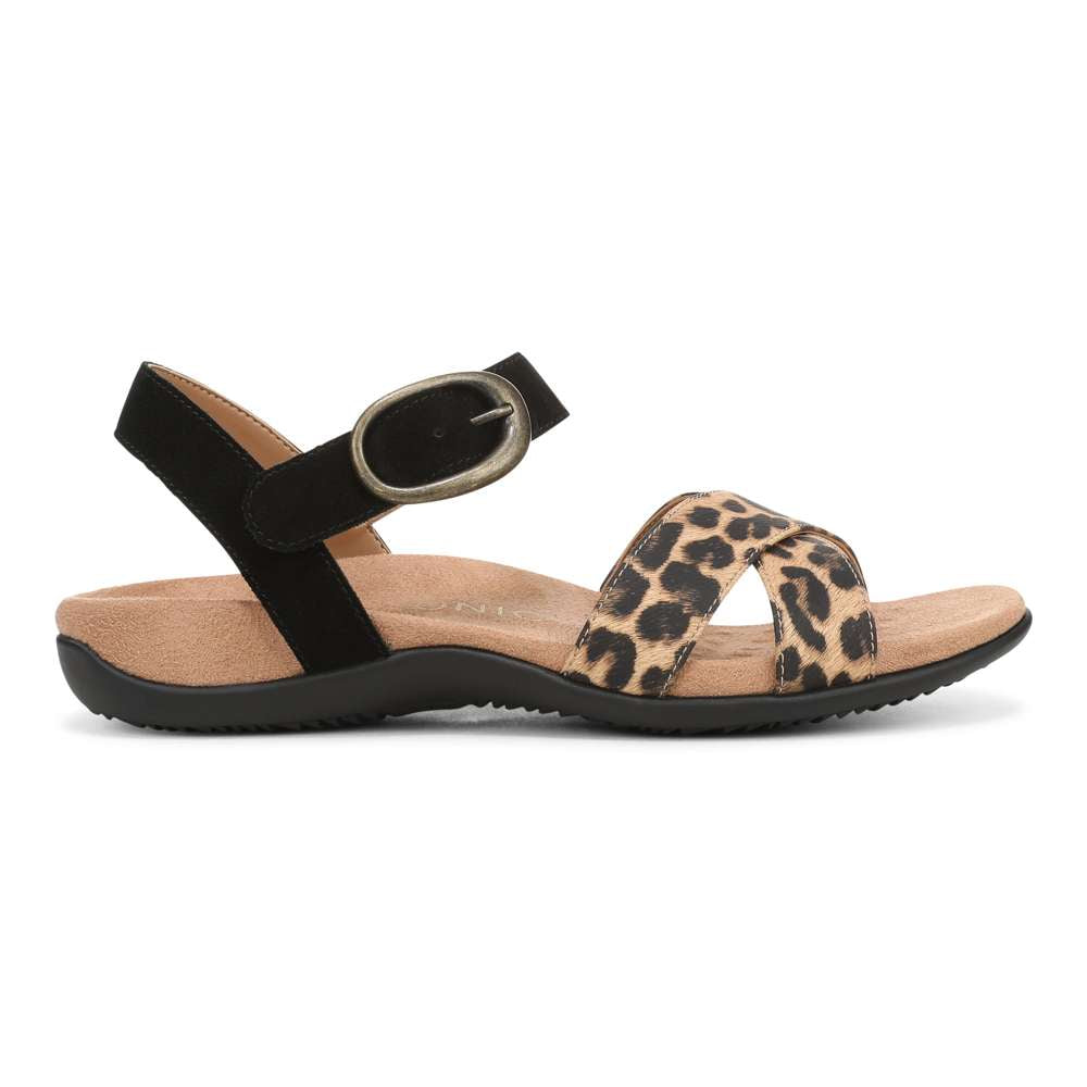Ramsey Sandal - Tan Leopard