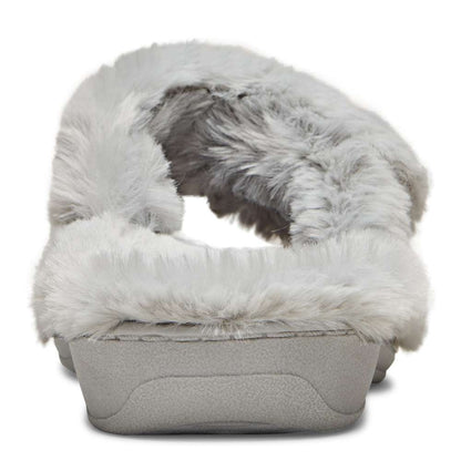Relax Plush Slipper - Light Grey