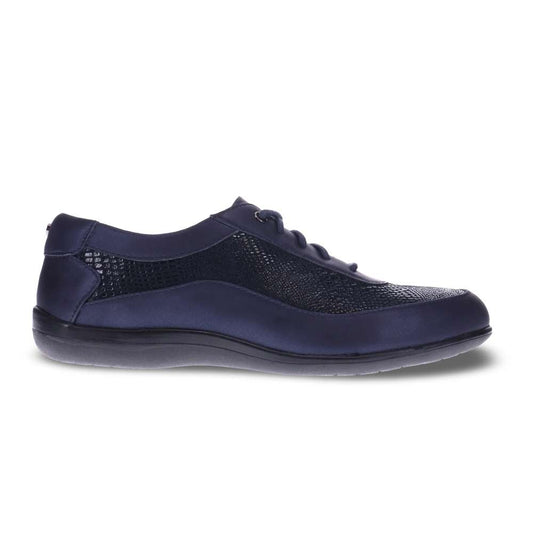 Rome Lace-Up Casual Sneaker - Navy Lizard