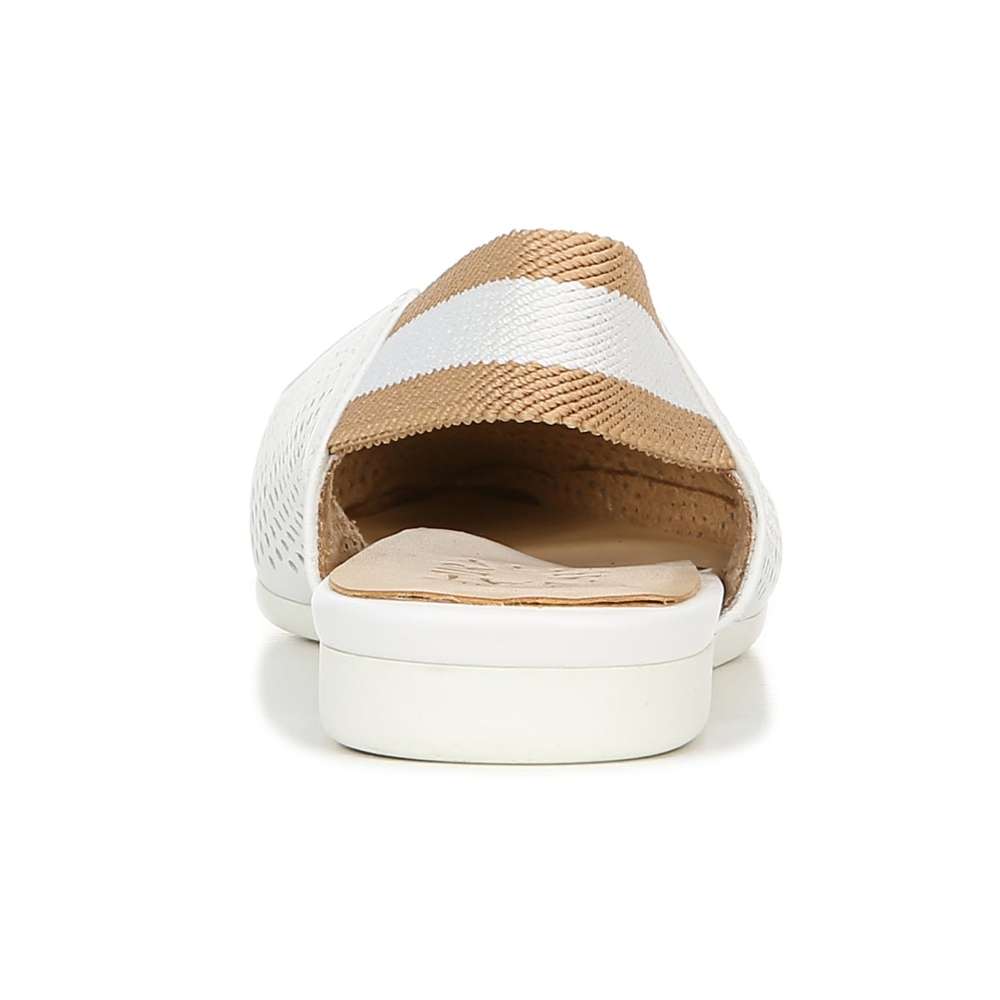 Rory 2 Slingback Flats - White