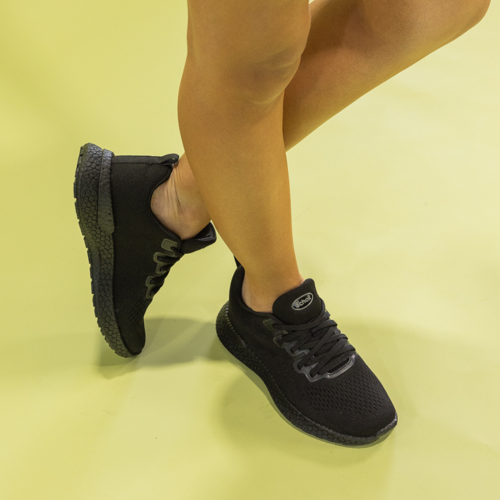 Maisie Lace-Up Active Sneaker - Black