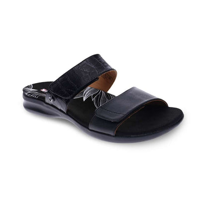 Seaside Slide - Black French/Croc