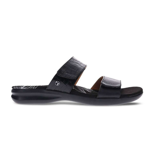 Seaside Slide - Black French/Croc