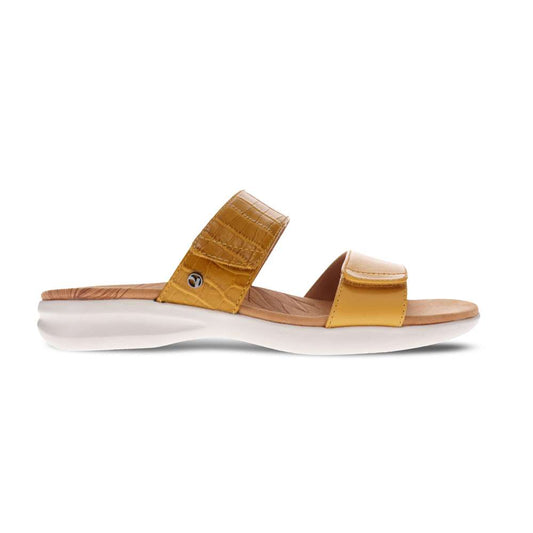 Seaside Slide - Mustard French/Croc