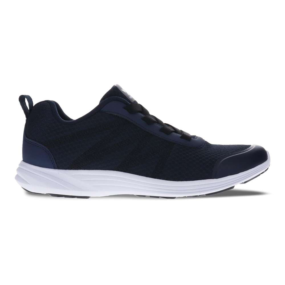 Shay Elastic Lace Sneaker - Navy