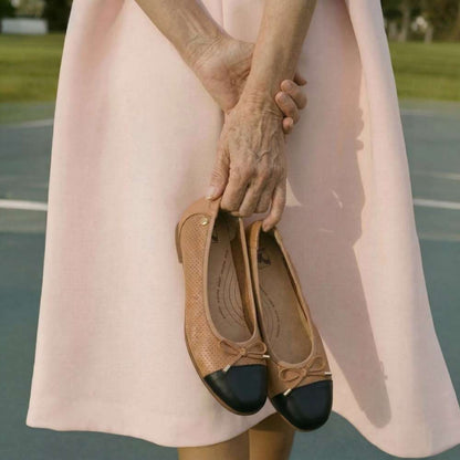 St. Barts Ballet Flats - Fawn/Multi