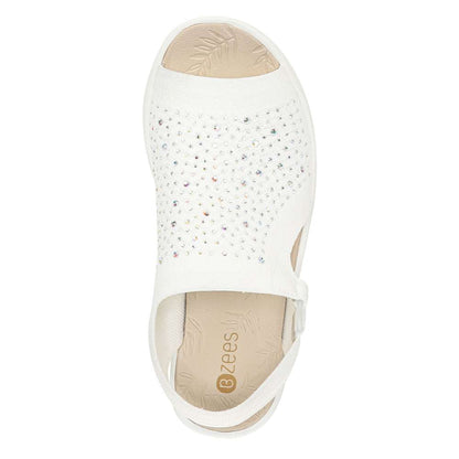 Star Bright Sandal - White Knit