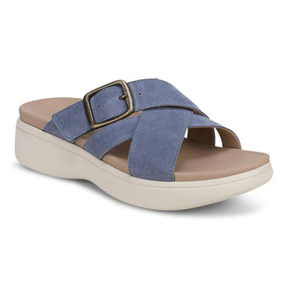 Starla Slide - Blue French