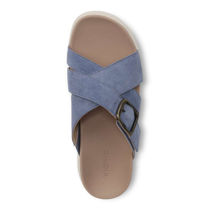 Starla Slide - Blue French
