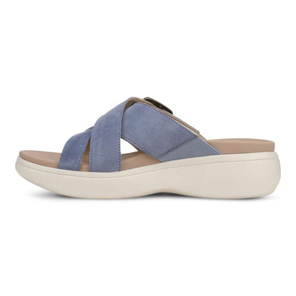 Starla Slide - Blue French