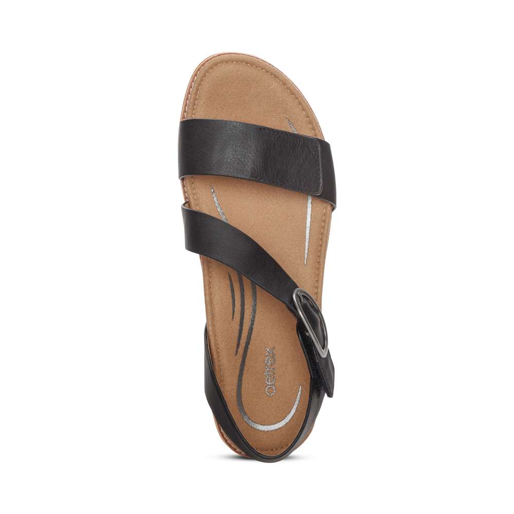 Tamara Strapped Sandal - Black