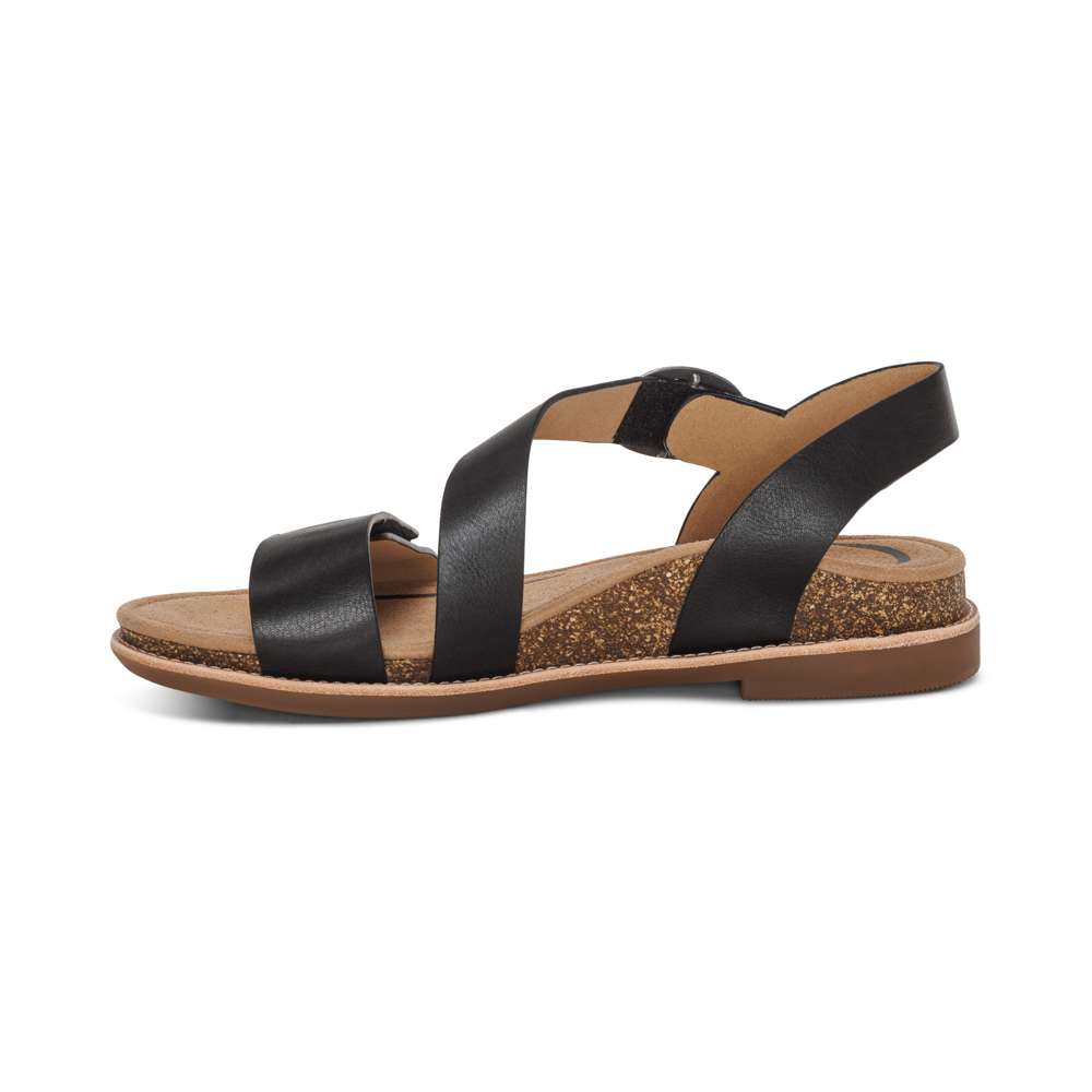 Tamara Strapped Sandal - Black