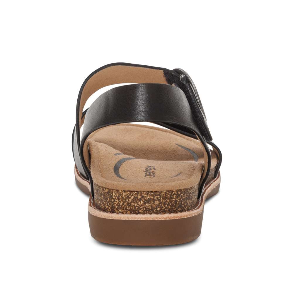 Tamara Strapped Sandal - Black