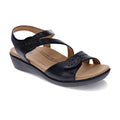 Tana Wedged Sandal - Black