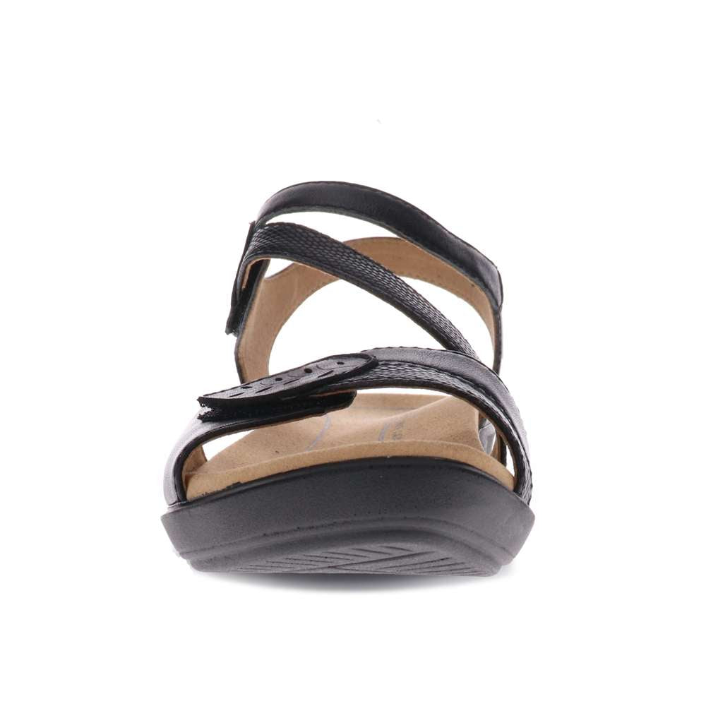 Tana Wedged Sandal - Black
