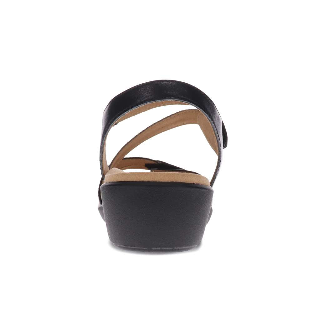Tana Wedged Sandal - Black